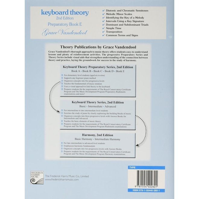 Keyboard Theory Preparatory Book E (2nd edition)