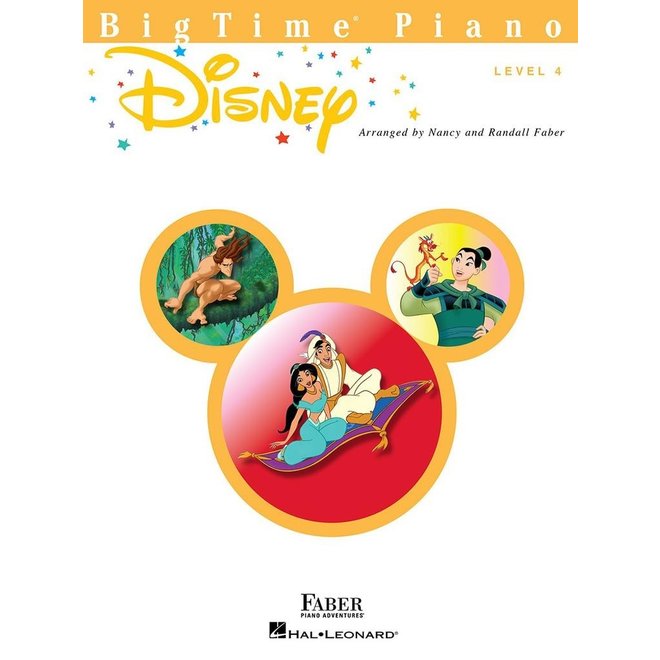 Faber BigTime Piano, Level 4, Disney