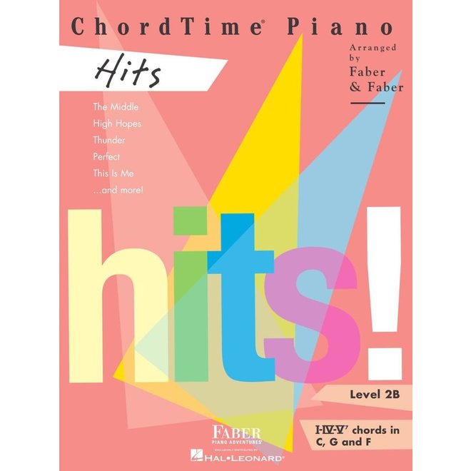 Hal Leonard Faber ChordTime Piano, Level 2B, Hits