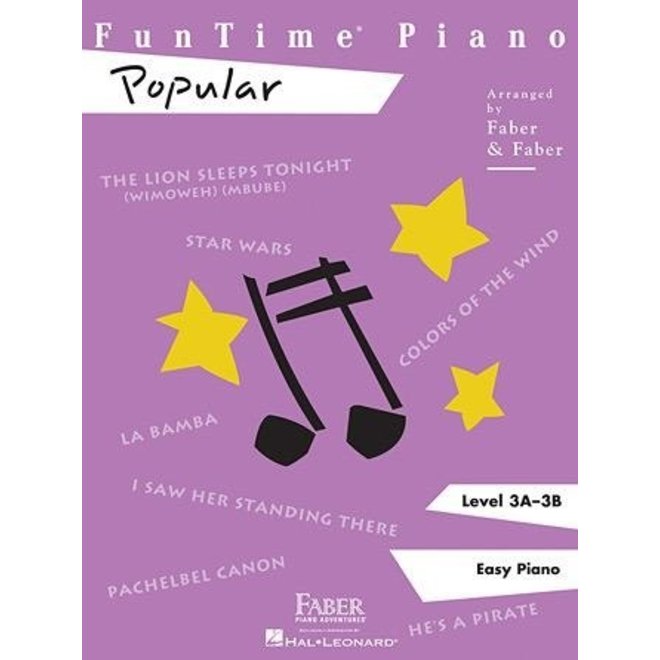 Hal Leonard Faber FunTime Piano, Level 3A-3B, Popular