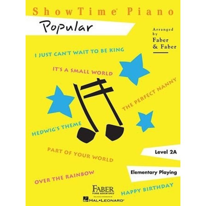 Hal Leonard Faber ShowTime Piano, Level 2A, Popular