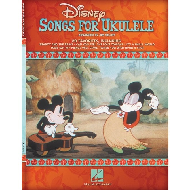 Hal Leonard Disney Songs For Ukulele