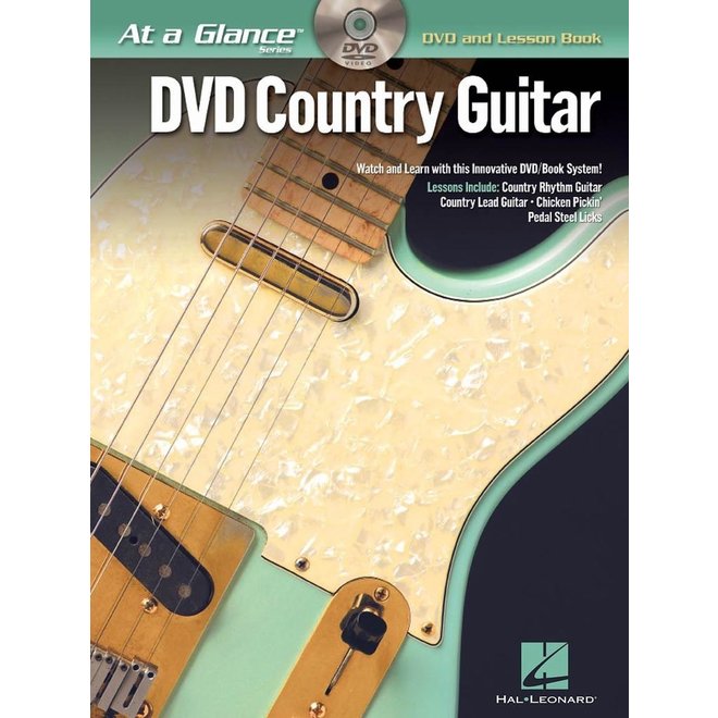 Hal Leonard At a Glance Guitar Series, Book/DVD Pack, Country Guitar