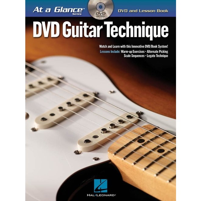 Hal Leonard At a Glance Guitar Series, Book/DVD Pack, Guitar Technique
