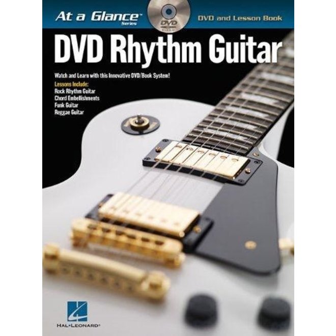 Hal Leonard - At a Glance Guitar Series, Book/DVD Pack, Rhythm Guitar