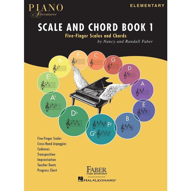 Hal Leonard Piano Adventures Scale & Chord Book 1