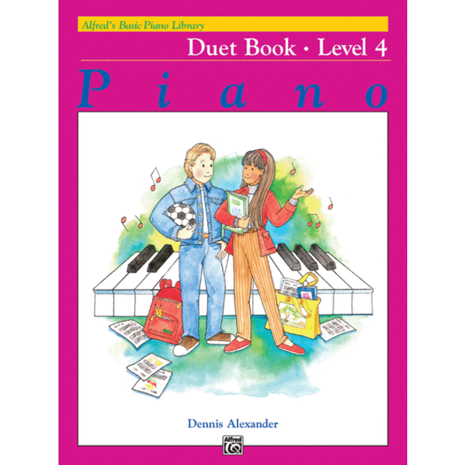 Alfred's Basic Piano Course: Duet Book 4