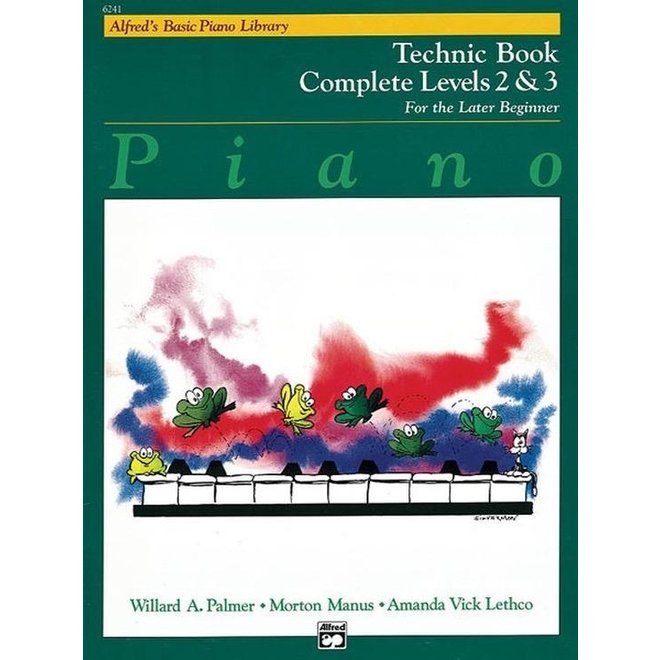 Alfred's Basic Piano Library: Technic Book, Complete Level 2 & 3