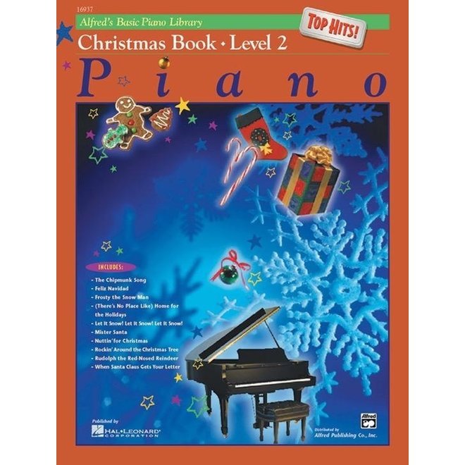 Alfred's Basic Piano Course: Top Hits Christmas, Book 2