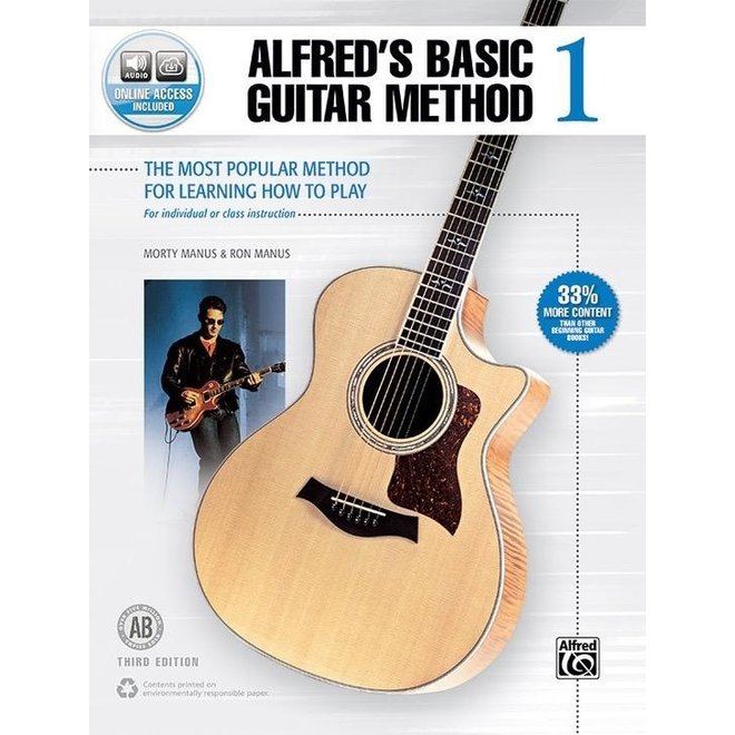 Alfred's Basic Guitar Method, Book 1, w/Online Media