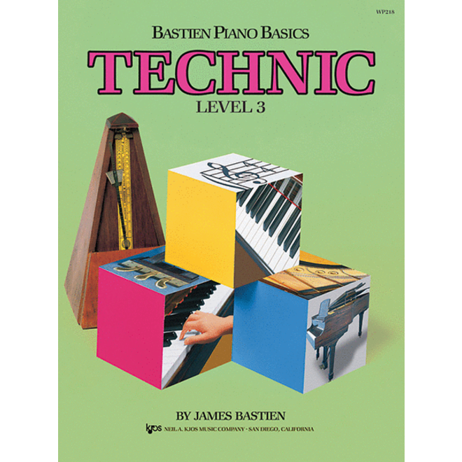 Bastien Piano Basics, Level 3 Technic