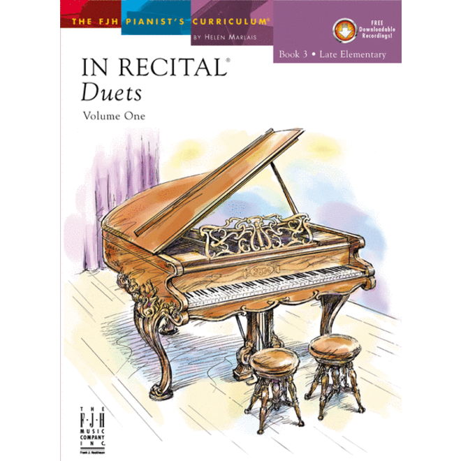 FJH In Recital, Duets Book 3 w/online audio