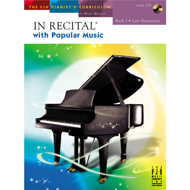 FJH In Recital, Popular Music Book 3 w/CD