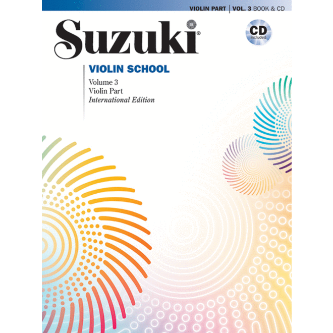 Suzuki Violin School Violin Part & CD, Volume 3 (International Edition)