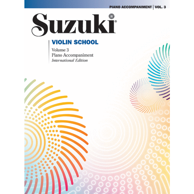 Suzuki Violin School, Volume 3, Piano Accompaniments (Revised)