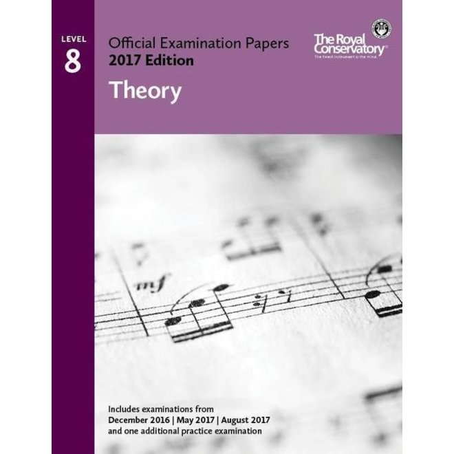 RCM 2017 Examination Papers, Level 8 Theory