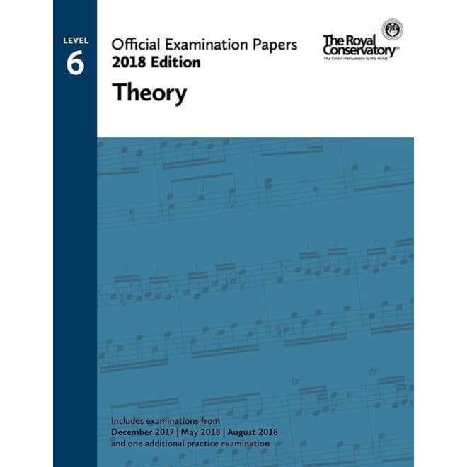 RCM 2018 Examination Papers, Level 6 Theory