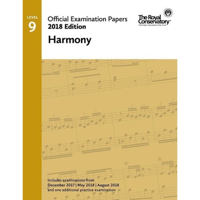 RCM 2018 Examination Papers, Level 9 Harmony