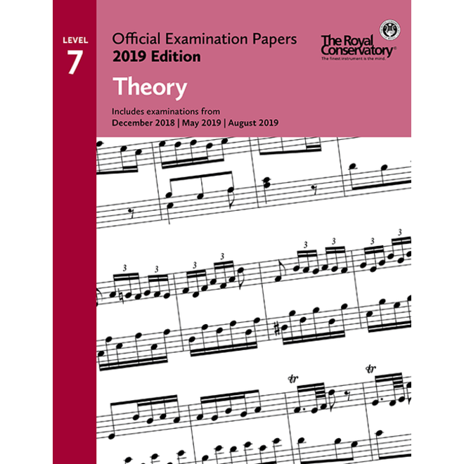 RCM 2019 Examination Papers, Level 7 Theory