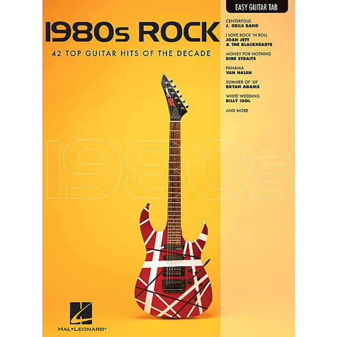 Hal Leonard 1980's Rock, Easy Guitar Tab