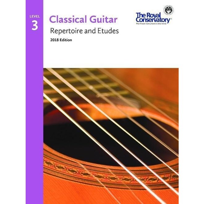 RCM Classical Guitar Series, Repertoire and Etudes 3