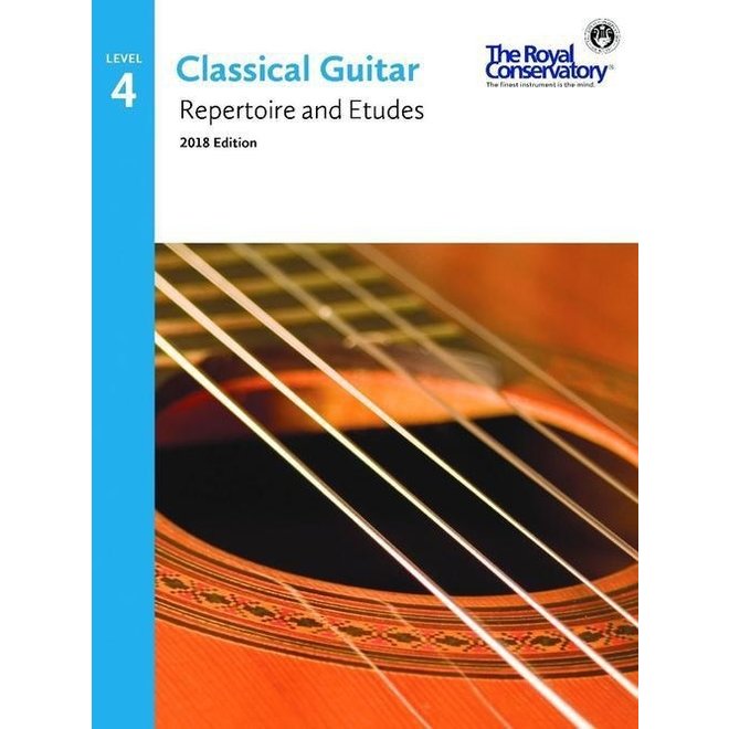 RCM Classical Guitar Series, Repertoire and Etudes 4