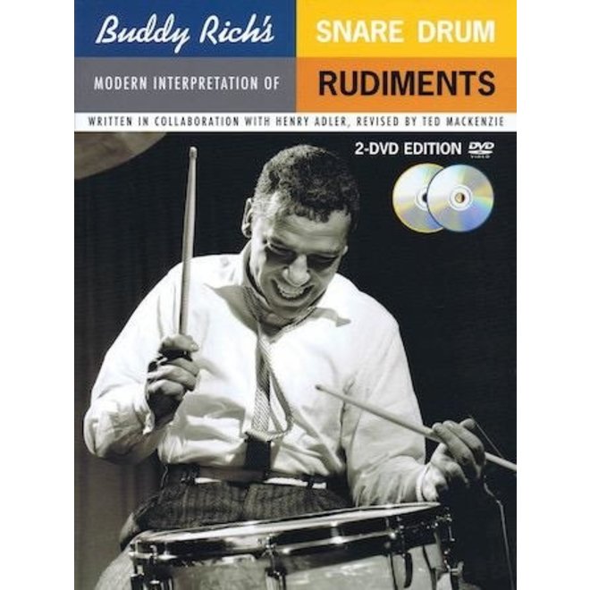 Hal Leonard Buddy Rich, Snare Drum Rudiments, Book and DVD