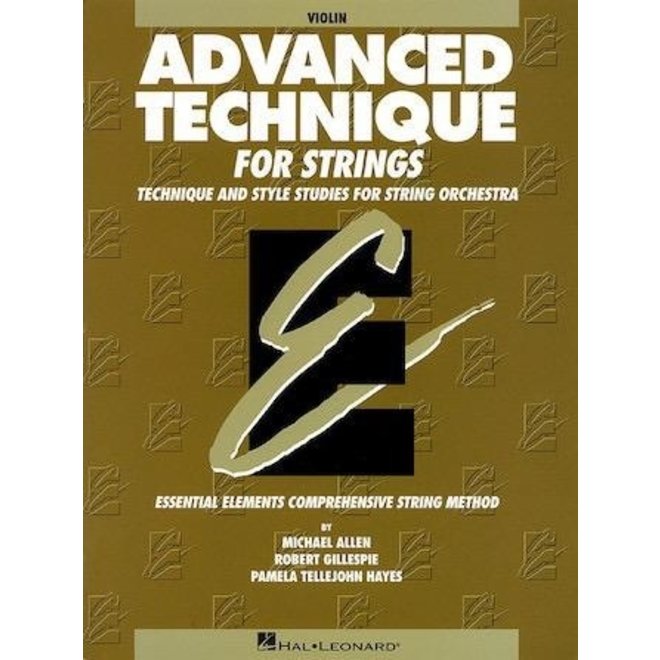 Hal Leonard Advanced Technique for Strings , Level 4 (Essential Elements Book 4)