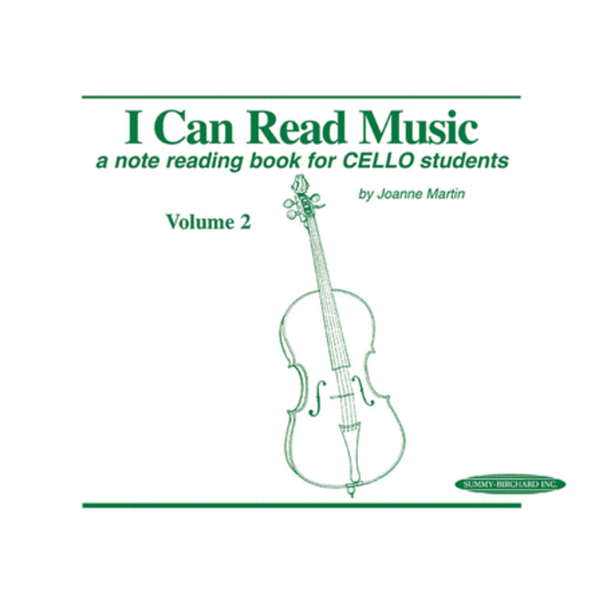 Summy Birchard I Can Read Music, Cello, Volume 2