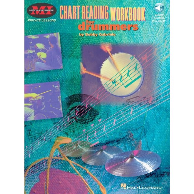 Hal Leonard Chart Reading Workbook for Drummers w/CD