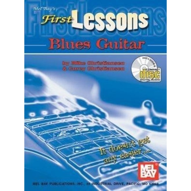 Mel Bay First Lessons, Blues Guitar w/Online Media