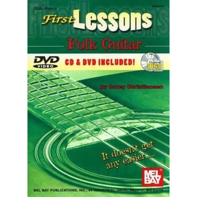 Mel Bay First Lessons, Folk Guitar (Includes DVD)