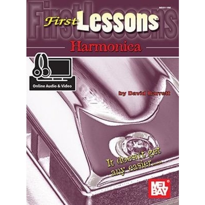 Mel Bay First Lessons, Harmonica (w/online media)