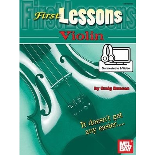 Mel Bay First Lessons, Violin w/Online Media