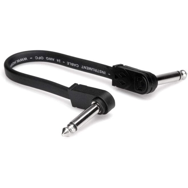 Hosa Flat Guitar Patch Cable, 12”