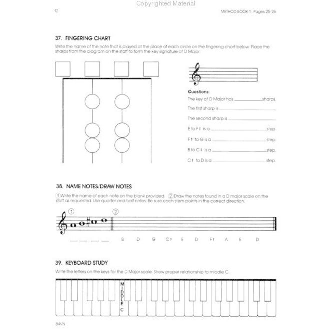 All For Strings Theory Workbook 1, Violin