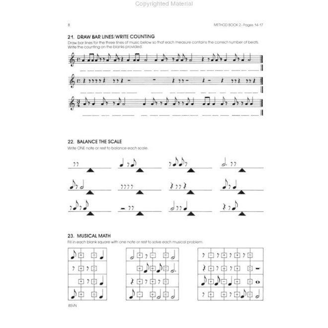 All for Strings Theory Workbook 2, Violin