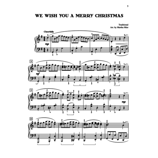 Alfred's Christmas Jazz, Rags & Blues, Book 5