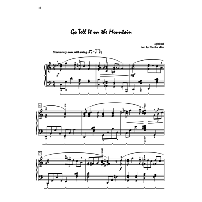 Alfred's Christmas Jazz, Rags & Blues, Book 5