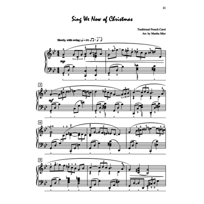 Alfred's Christmas Jazz, Rags & Blues, Book 4