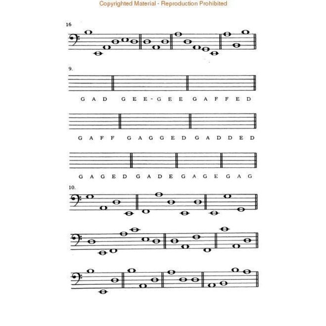 Cora B. Ahrens Rudiments of Music, Book 2 Bass Clef