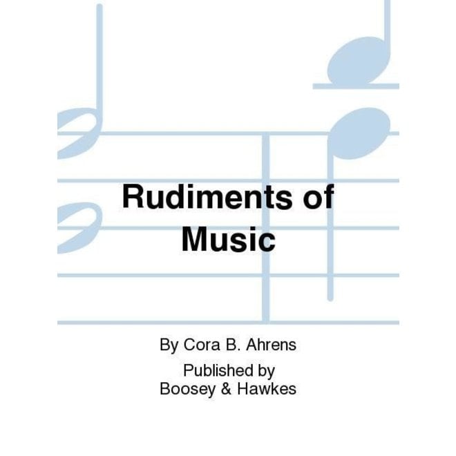 Cora B. Ahrens Rudiments of Music, Book 4