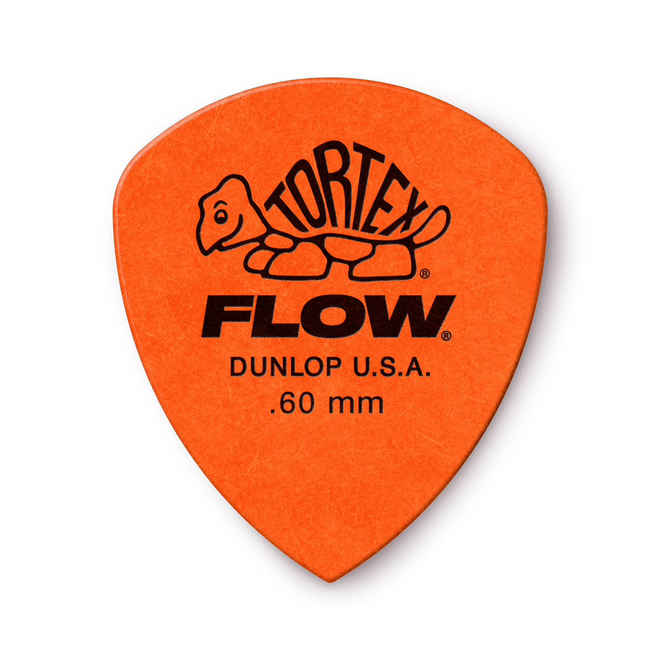 Jim Dunlop Tortex Flow Picks, .60 Orange (12 Pack)