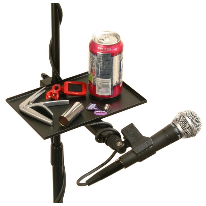 On-Stage MST1000 U-Mount Mic Stand Tray, 6” x 9”