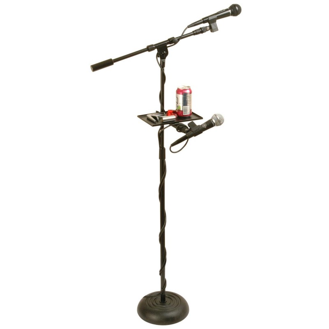 On-Stage MST1000 U-Mount Mic Stand Tray, 6” x 9”