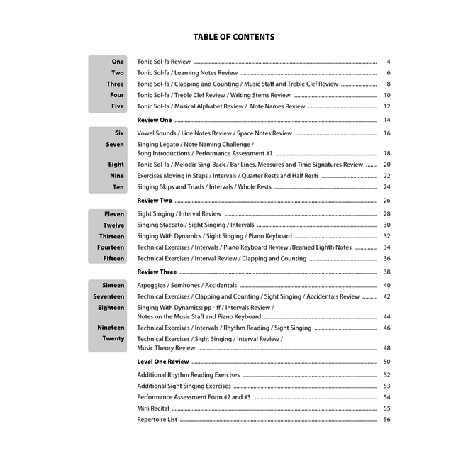 Full Voice Student Workbook, Level 1