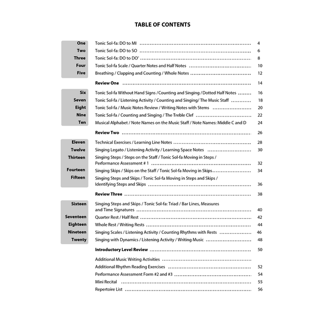 Full Voice Student Workbook, Introductory