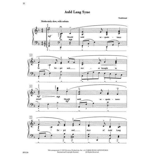 Hal Leonard Faber AdvanceTime Piano Christmas, Level 5