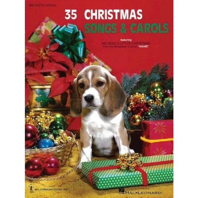 Hal Leonard 35 Christmas Songs & Carols, Big-Note Songbook