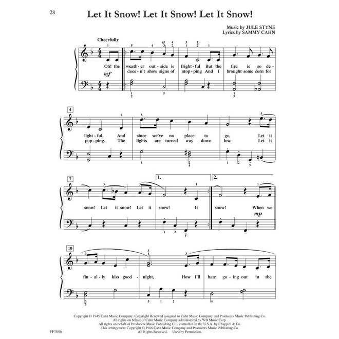 Faber FunTime Piano Christmas, Level 3A-3B